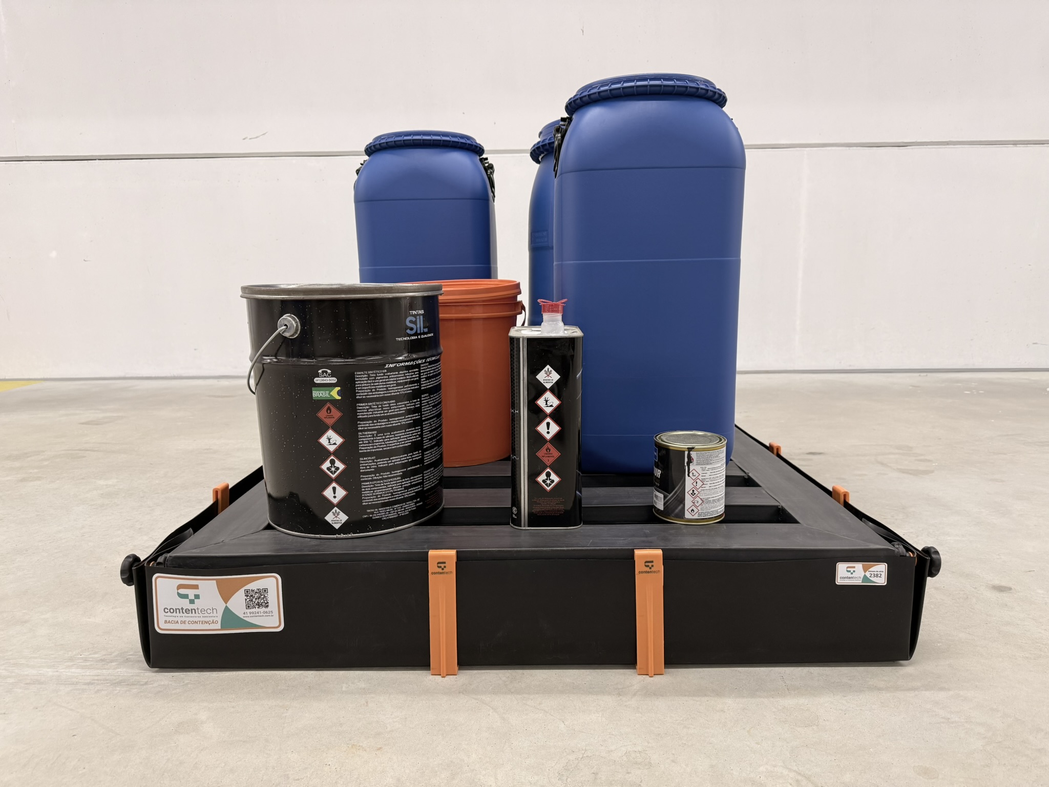 Bacia de Contenção para 1 pallet PBR interno